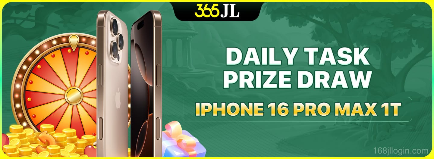 Daily Task Prize Draw iPhone 16 Pro Max 1TB